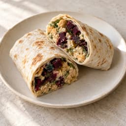 لفائف الحمص بالشمندر والشبت